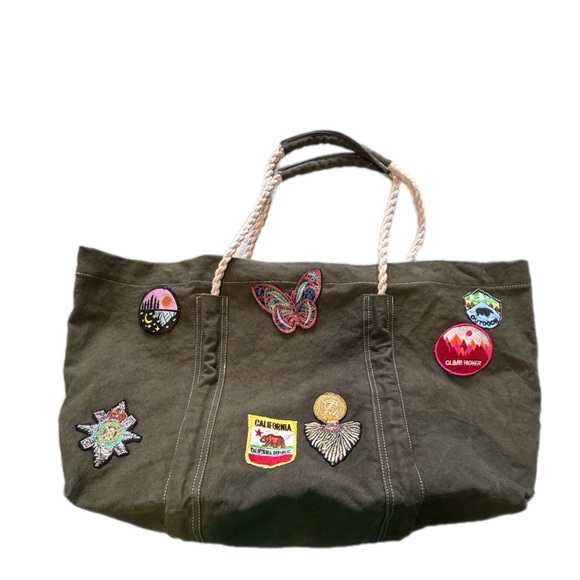 Free People Been There Badge Tote NWT - Picture 3 of 13